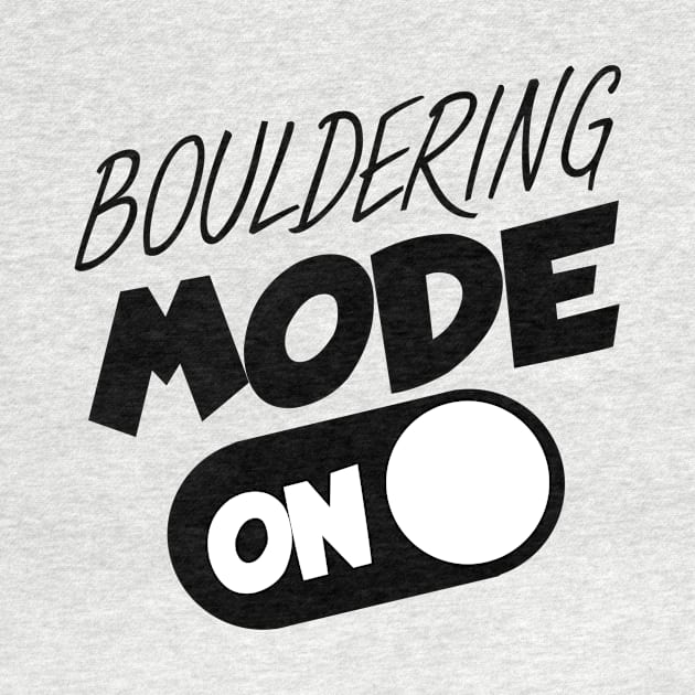 Bouldering mode on by maxcode